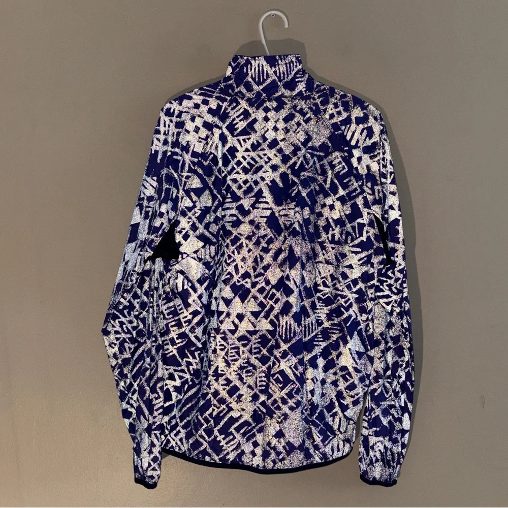 Vintage InSport High-Visibility Blue Reflective Running Jacket – Size Medium EUC - Picture 9 of 14